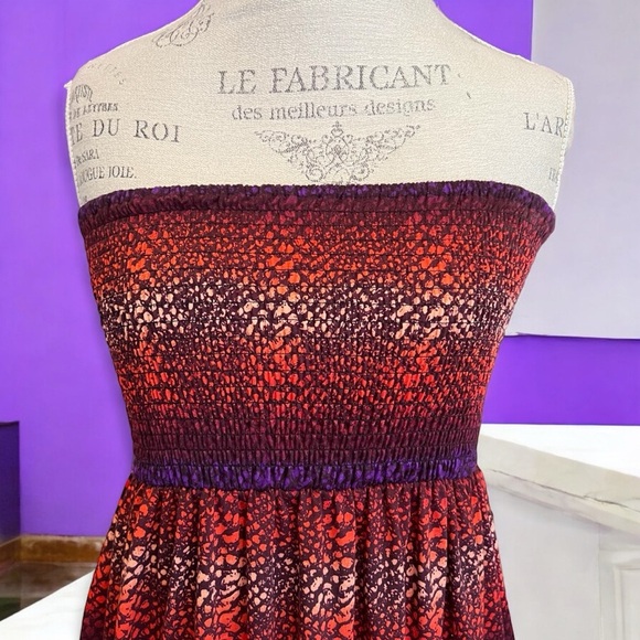 Gorgeous strapless maxi dress Fire Los Angeles size M - Picture 8 of 16